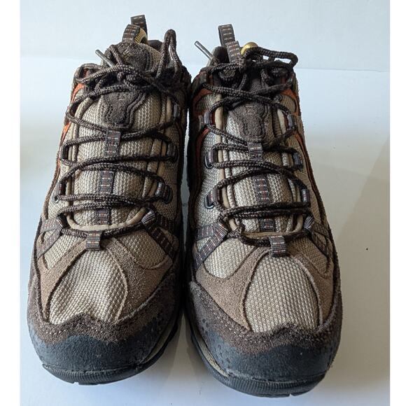 COLUMBIA Omni Grip Firelane Brown Orange Low Top Hiking Trail‎ Shoes Men\'s 7 main image 5